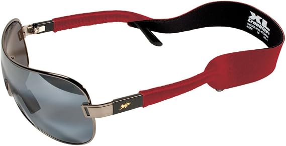 Croakies Original Glasses Strap, Red 32" x 1"