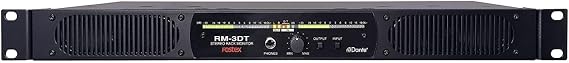 Fostex Rack-Mount Active Stereo Monitor Speaker with Dante, Black