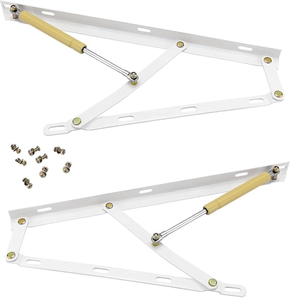 900mm Heavy-Duty Hydraulic Bed Lift Mechanism - Gas Spring Storage Lift Kit for Wall Beds, Easy Mattress Lifter, 70kg Load Capacity, Space-Saving Solution