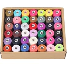All Purpose Sewing Thread, 42 Spool 1000 Yards Polyester Thread for Sewing, Handy Polyester Sewing Threads for Sewing Machine