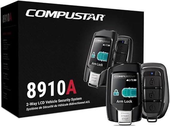 Compustar CS8910-A 2-Way LCD FM Vehicle Security and Remote-Start System