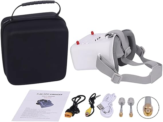008D PRO FPV 5.8G HD Goggles with Drone View DVR(16G Storage Version)