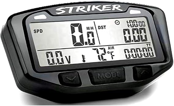 Trail Tech 712-120 Striker Speedometer Digital Gauge Kit with Volt Meter