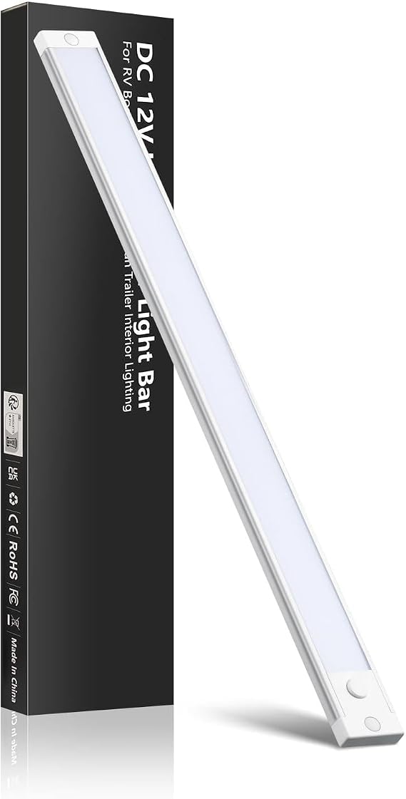 acegoo RV Light Bar, DC 12V LED Light Strip (Nature White-16.5 inch)