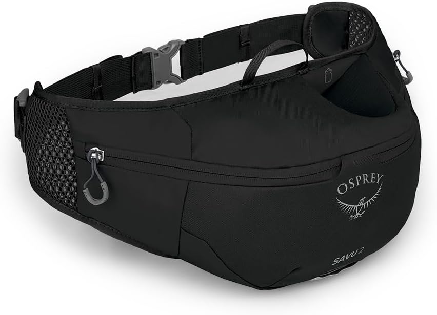 Osprey Savu 2L Biking Waist Pack for Men and Women, Black