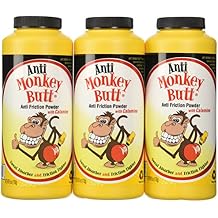 Anti-Monkey Butt Powder Anti-Friction Plus Sweat Absorber (3 pack)