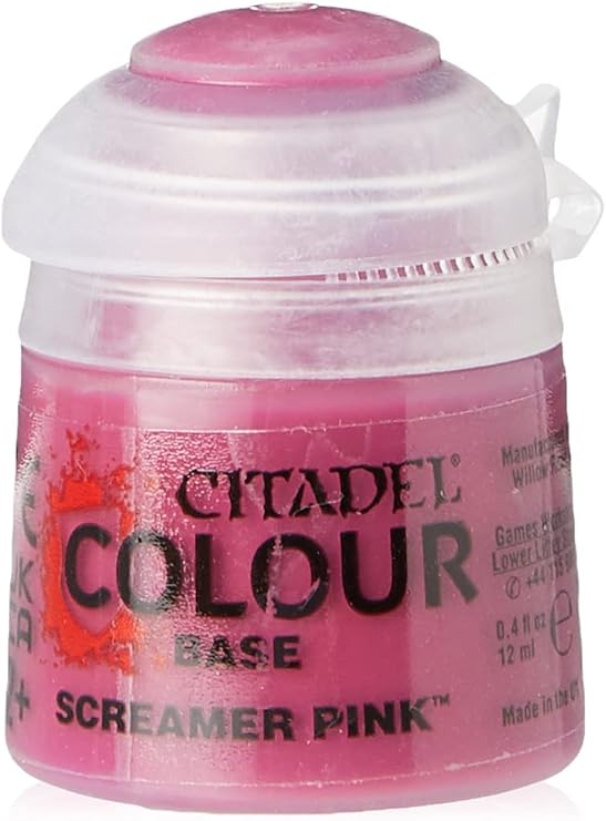 Games Workshop - Citadel Colour Base: Screamer Pink (12ml) Paint