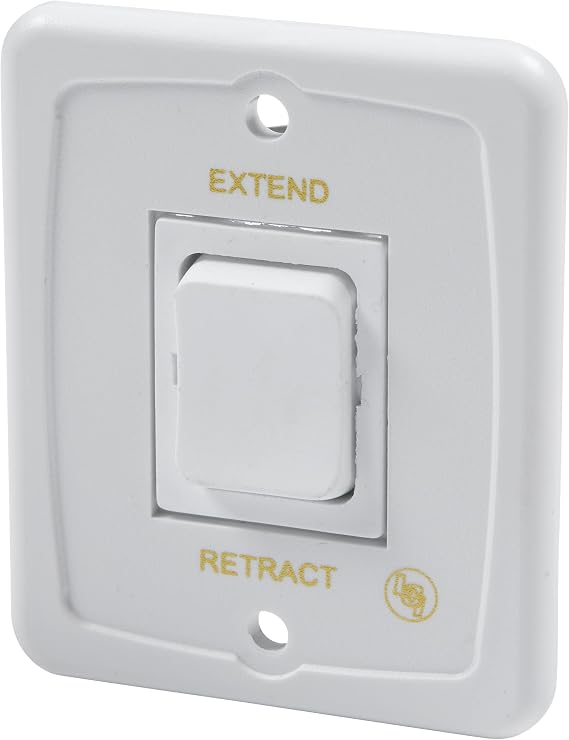 Solera-308472 White Interior Switch; 40 AMP with Plate