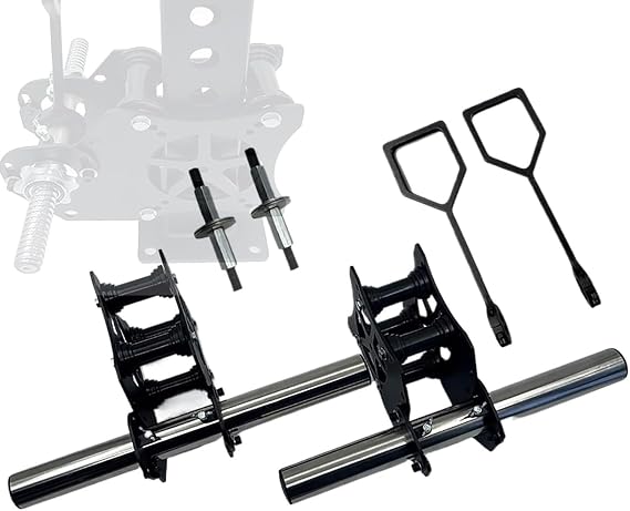 Smith Machine, Strength Training Squat Racks, Multi-Function Workout Cage accessories with Pulley System, with Two LAT Pull Bar and Hooks, Suitable for 2"*2",2.4"*2.4",3"*3" Power Rack