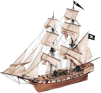 Occre Corsair Wooden Kit 180 with Fittings and Sails