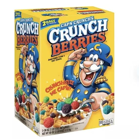 Cap'ns Crunch's Crunch Berries Cereal, 40 oz