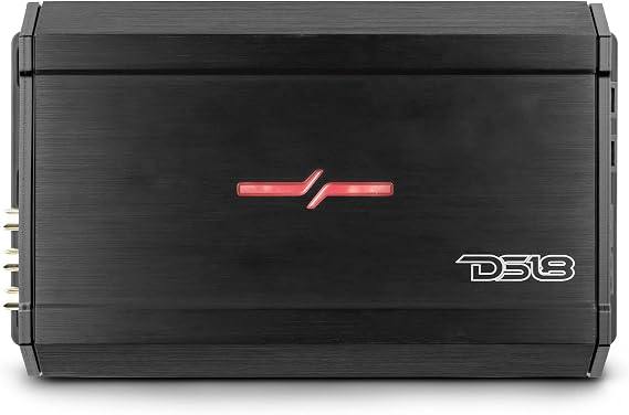 DS18 ZXI.4 Car Audio Amplifier - Class D, Full Range, 4 Chanel, 1480 Watts Max, Adjustable Crossover Compact Size for Easy Installation on Many Applications