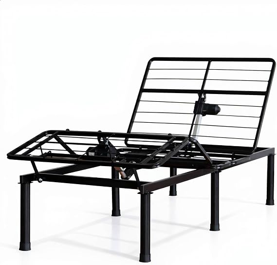 Adjustable Bed Frame, Black