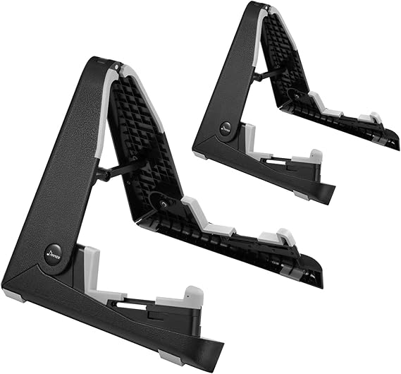 Donner Folding Guitar Stand A-frame, Acoustic Electric Guitar Stands Floor for Mandolin, Banjo, Ukulele, DS-2 (2 packs)