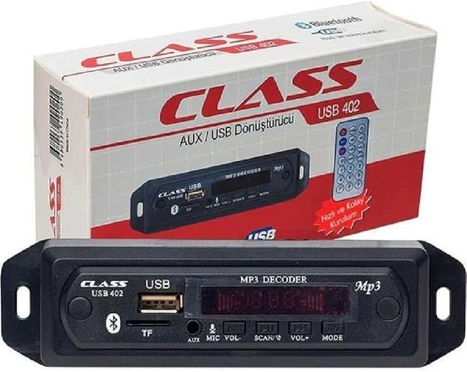 Bluetooth Mp3 Çalar Dekoder Devre Kartı Modülü Kablosuz Ses Alıcısı Handsfree Mic Destekli Tf Usbli, DRWL402