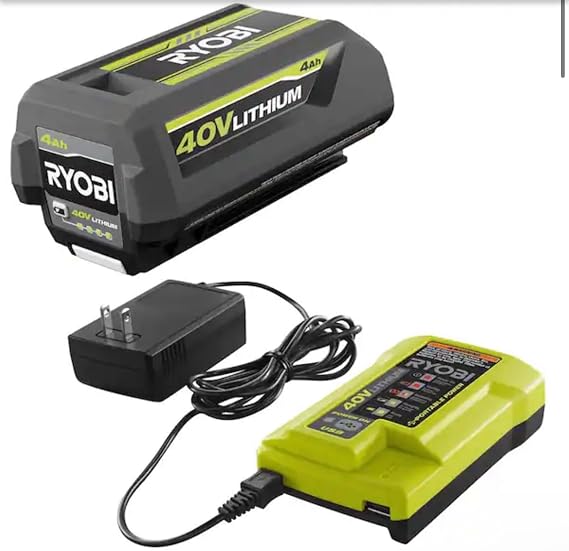 40V Lithium-ION 4.0 AH Battery and Charger
