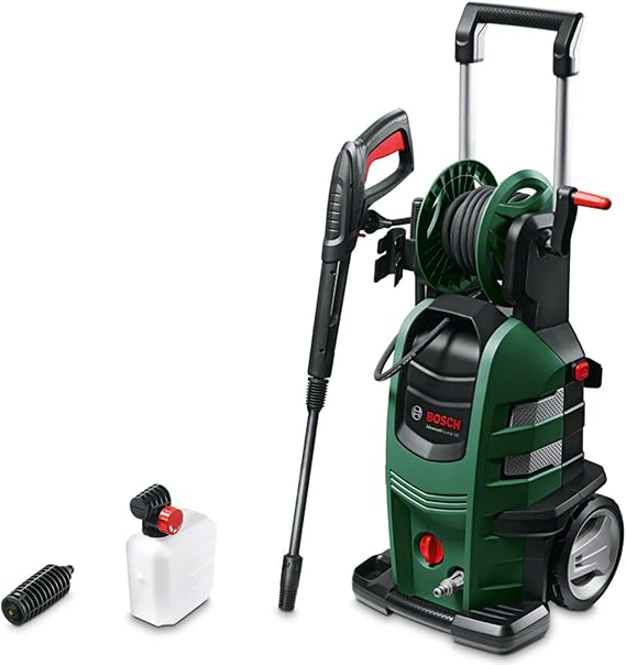 Bosch Advanced Aquatak 160 High Pressure Washer, 8 M Hose, 2600 W Engine Power, Vario Jet Fan and Roto Power nozzle