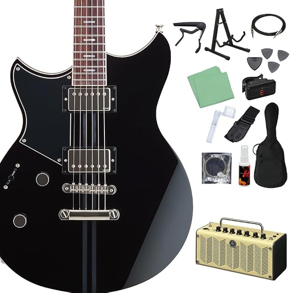 Yamaha RSS20L Electric Guitar Beginner 14-Piece Set, Includes THR5 Amplifier, BL RevSTAR Series, Lefty Model, Yamaha