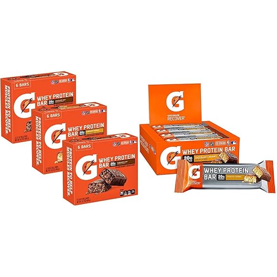 Gatorade Whey Protein Bars Variety Pack (30 Count)