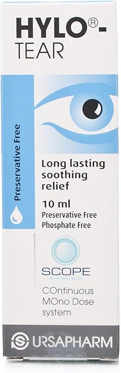 Hylo Tear 10ML - Lubricating Eye Drop Eye Sensation - 10ML by Hylo-Tear