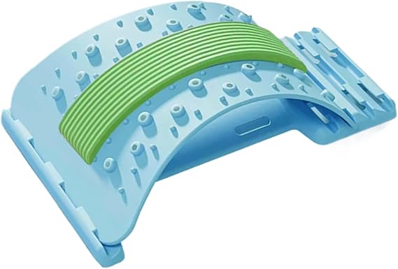 Back Stretcher - Stretcher posttures Massager | painnRelief Lumber Stretching | Back Stretchers posttures Massager | Non Slip Lumbar Spine Corrector for Home Bed Sleeping Exercise Fitness Workout