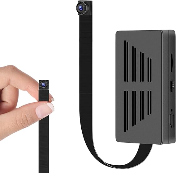 Mini Überwachungskamera Mini Kamera HD 1080P Tragbare Sicherheitskamera Mit Bewegungserkennung Bewegungsmelder für Rundumüberwachung Innen und Außen