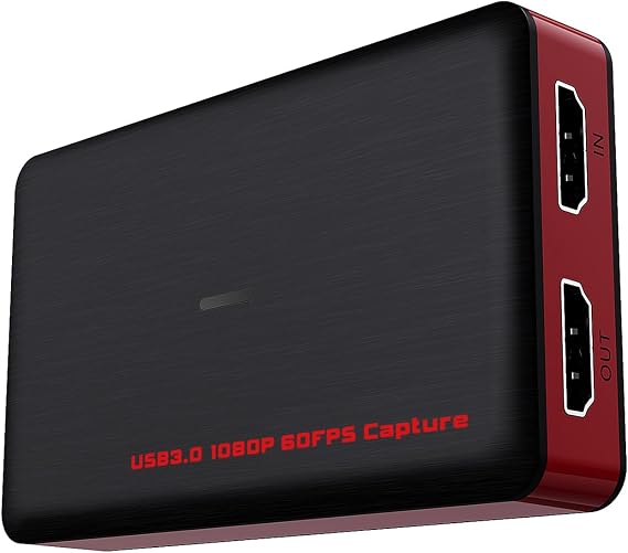 Hdtv Usb3.0 4kビデオキャプチャカードデバイス 高速伝送によるライブストリーミング対応 Hdtvゲームストリーミングキャプチャデバイス