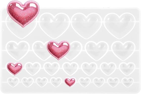 Ymapinc Heart Shaped Resin Molds Silicone