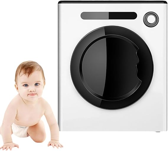 Portable Vented Tumble Dryer, 1700W Clothes Dryer with Smart Control Panel and UV Function, Stainless Steel Tub for Home and Dorm