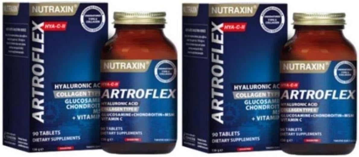 Nutraxin Artroflex Hya C-II 90 Tablet, 2 Adet, Hyaluronik Asit, Kolajen, Glukozamin, Kondroitin