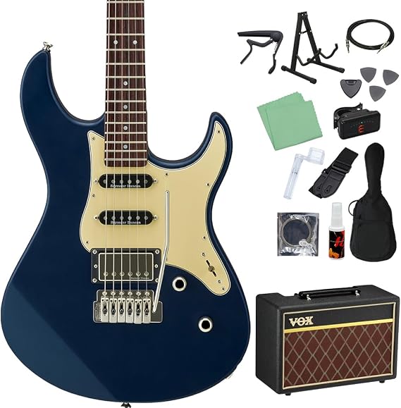 Yamaha PACIFICA612VIIX Electric Guitar, Beginner, 14-Piece Set, Includes VOX Amplifier, MSB Yamaha