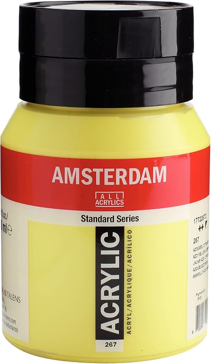 Amsterdam Standard Series Acrylic Jar 500ml Azo Yellow Lemon 267 (17722672)