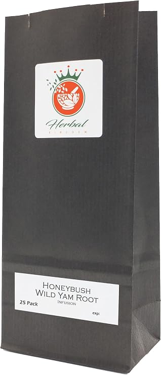 Wild Yam Root Herbal Blend Infusion (Honeybush - 25 Unbleached Tea Bags - 50g)