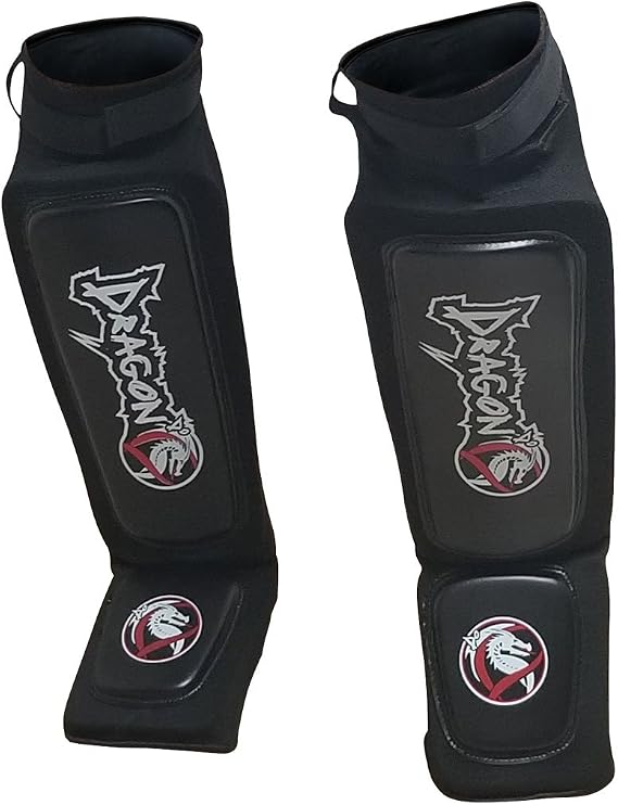 Dragon Do Shin Guards Shin & Instep Muay Thai, Boks, Kickboks, Tekvando, MMA için En İyisi - Yıkanabilir - Hem Erkek hem de Kadın için
