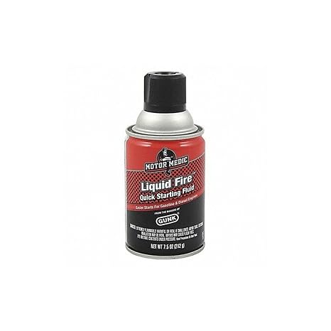 Gunk 7.8 Oz Liquid Fire Starting Fluid M3911 [Set of 12]