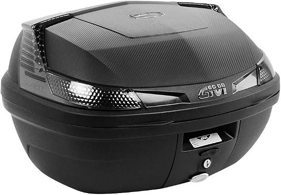 GIVI B47 Blade Tech Monolock Top Case (47 Liter) (Matte Black/Smoke Lenses)