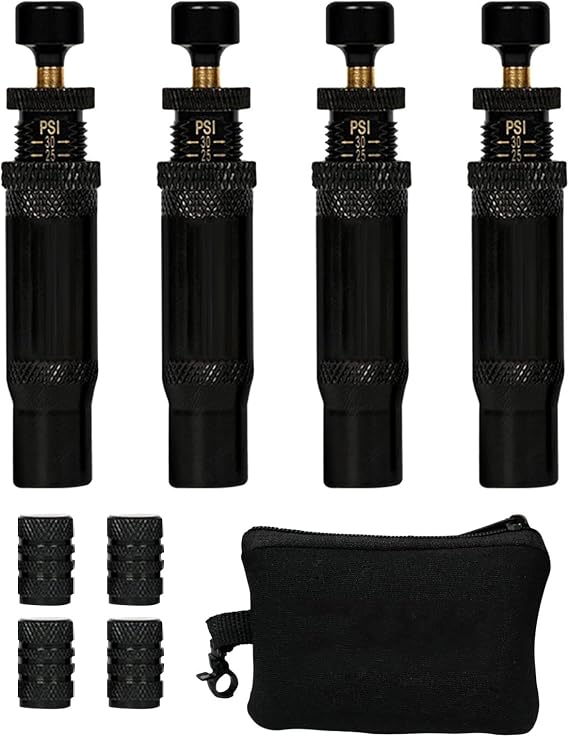 Automatic Tire Deflator - Precise Deflation Solution, Adjustable Tyre Air Down Tools | Effortless Pressure Adjustment(10-30 Psi), Spin Inflator Tool Auto-Stop Rapid for Automotive Vehicles