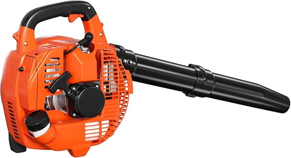 28CC 2-Cycle Gas Handheld Leaf Blower, 475 CFM 200 MPH Lightweight Power Blower with Variable Speed & Easy Start, for Yard Cleanup, Patio, Driveway, Lawn Debris