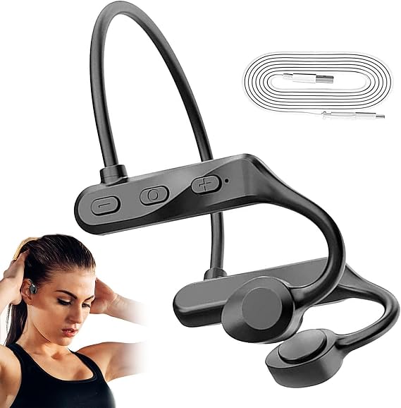 Wireless Bone Conduction Headphones,Sports Headset Blue Tooth 5.0