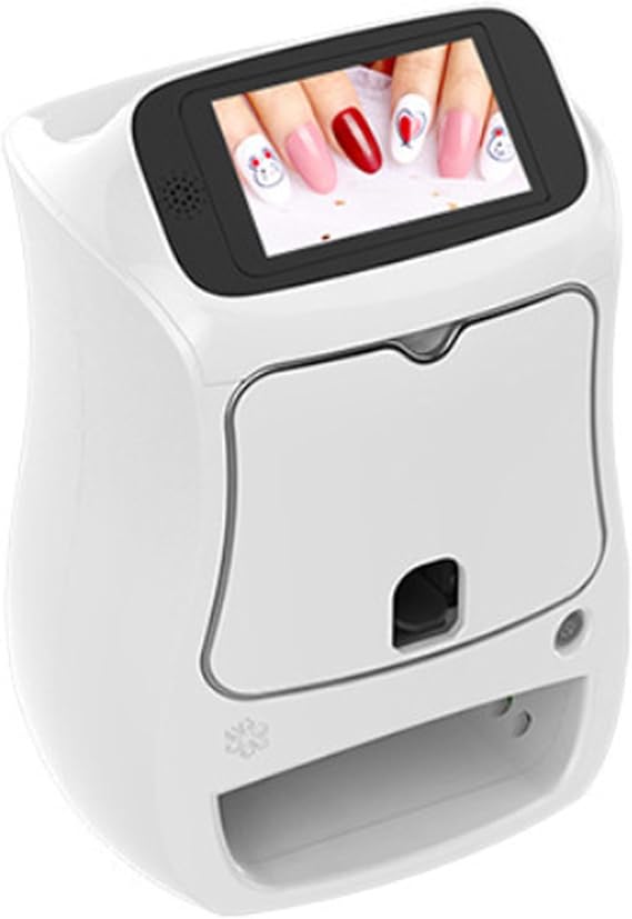 3D Touch Screen Mobile Nail Printing Machine- Nail Art Stickers, Auto Smart Nail Art Printers Machine, 10s Nail PaintingPrinting and Rying Function,Smart Automatic Nail Printer Machine