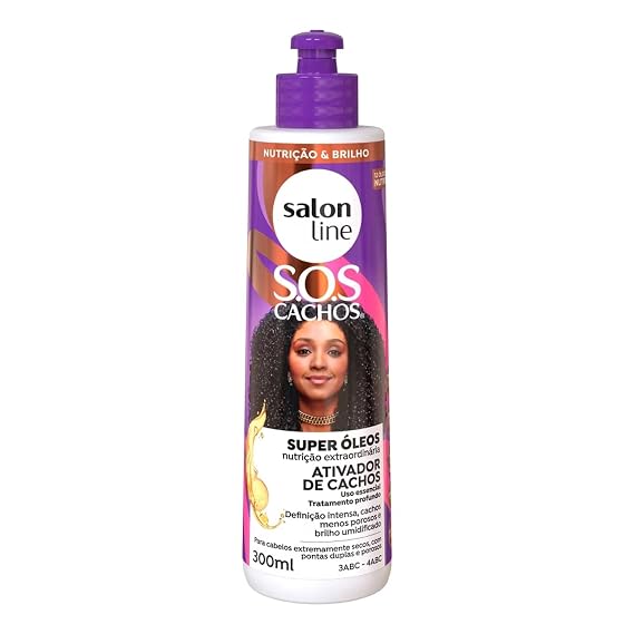 Salon Line Hair Treatment (SOS Curls) Nourishing Curl Activator 10.14 Fl Oz