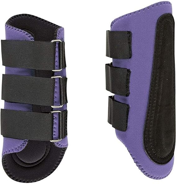 Dover Saddlery All-Purpose Galloping Boots, Size Medium, Purple
