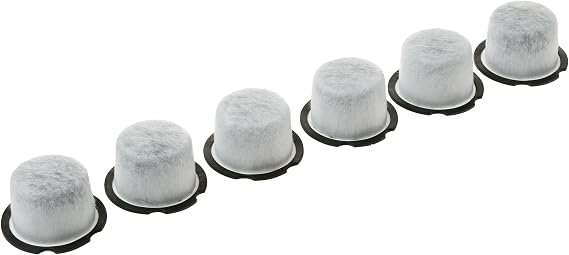 GE Appliances Replacement Carbon Coffee Filter Cartridges for Cafe and GE Profile Grind & Brew and Brewpal Coffee Makers, 6 Pack, C7CGFLTR