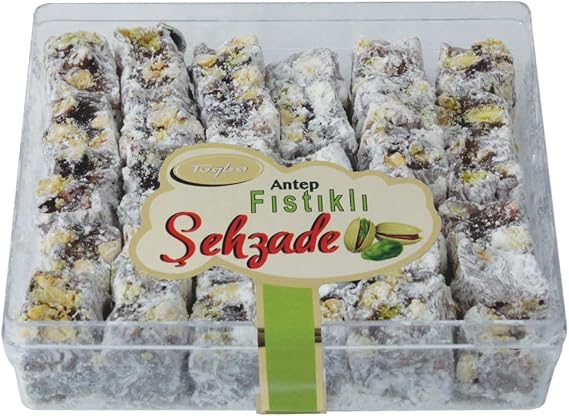 Tuğba Nuts, Lots of Pistachios, Double Roasted Prince Turkish Delight, 200 gr
