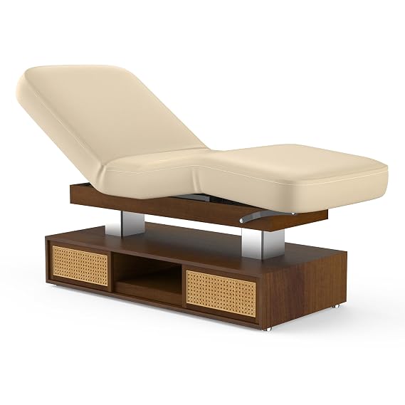 Master Massage 31 Westwood Double-Column Deluxe Salon Electric SPA Bed Adjustable Beauty Treatment Table with Quiet Lift System for Beauty Salon, Spa, Aesthetic Center & Massage