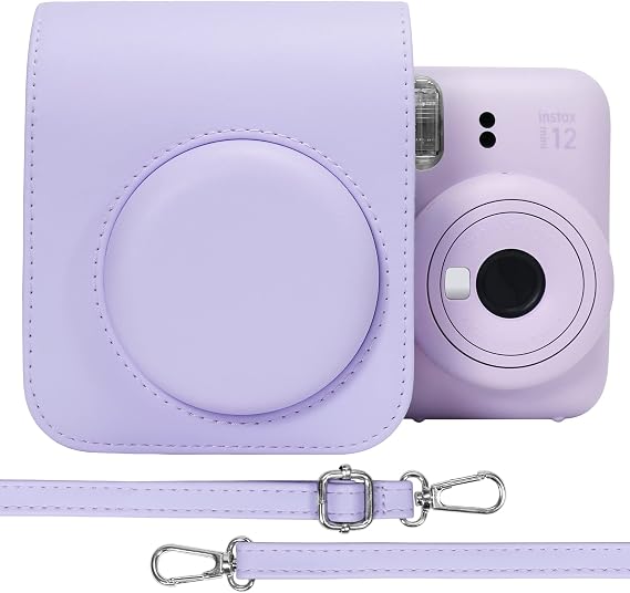 Aenllosi Case for Fujifilm Instax Mini 13/12/11 Camera, Lilac Purple
