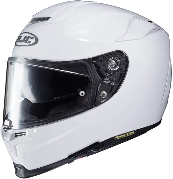 HJC RPHA 70 ST Mens Full-Face Street Motorcycle Helmet - White/Large