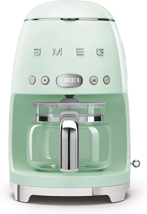 Smeg - Coffee Machine - A Collection of Adult Games and Gifts - Filter Coffee Machine - Light green