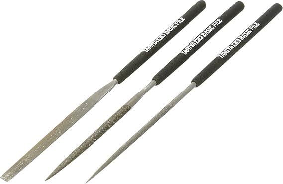 TAM74104 Tamiya Tools - Basic File Set - Smooth Double-Cut