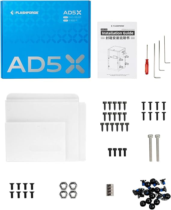 FLASHFORGE AD5X 3D Printer Enclosure Kit